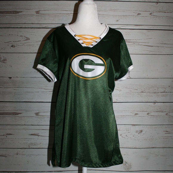 NFL Tops - Green Bay Packers Matthews lace up jersey